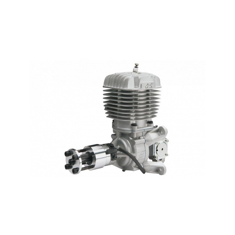 Motor de gasolina 2T OS GT 60 con silenciador