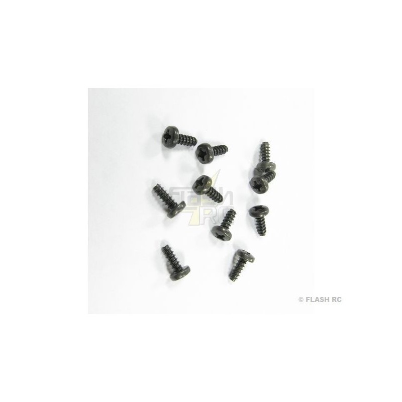 Tornillo plástico 3x8 10pcs Futaba