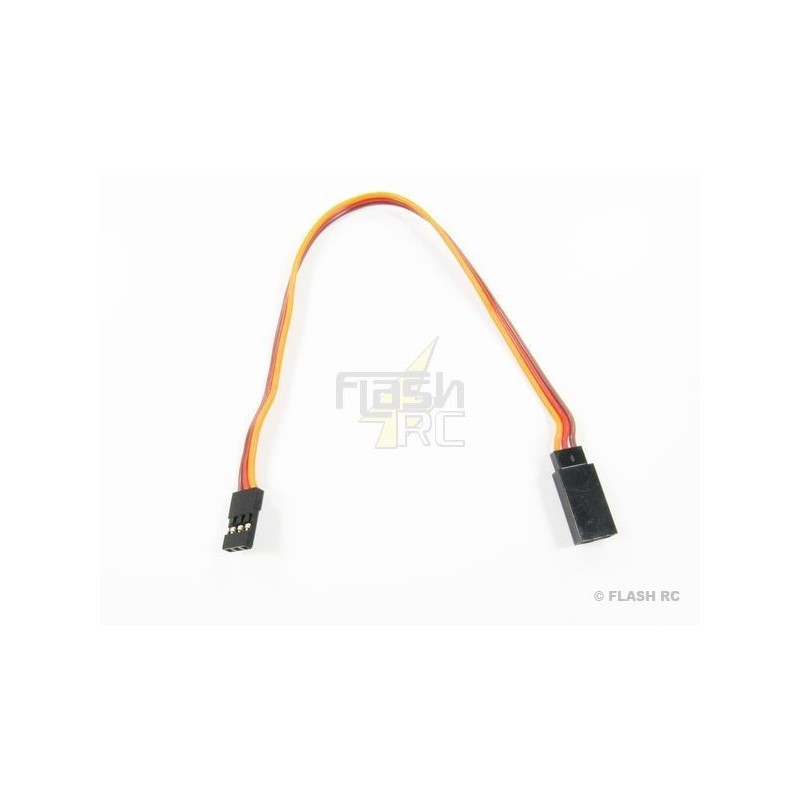 Rallonge Servo 90cm JR 0,33mm²  fil plat