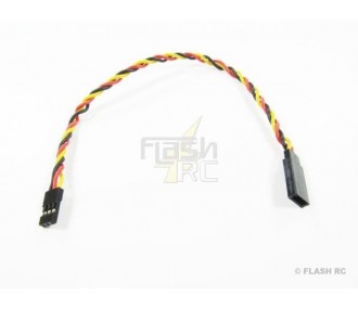Servo extension cable 20cm JR 0,33mm² twisted wire