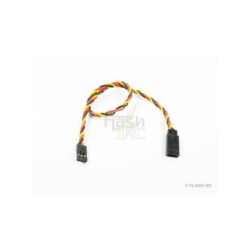 Rallonge Servo 30cm JR 0,33mm²  fil torsadé