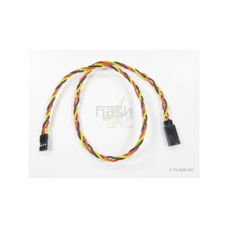 Rallonge Servo 45cm JR 0,33mm² fil torsadé