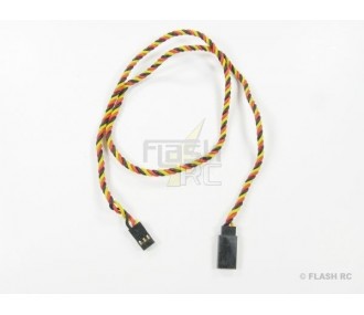 Cable alargador servo 60cm JR 0,33mm² hilo trenzado