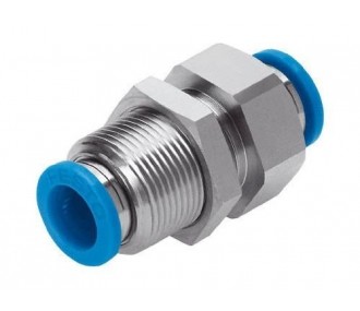 FESTO - Raccord  traversée de cloison F pour tuyau 6x4mm