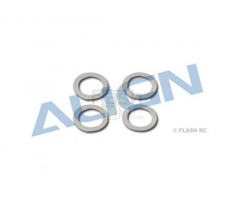 H55008 - Washers for main rotor shaft (4pcs) - TREX 550E Align