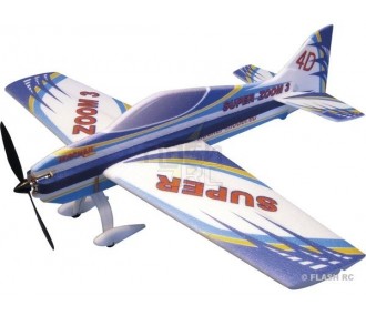 Aeromodello Hacker Super Zoom 3 blu ARF ca.1,00m