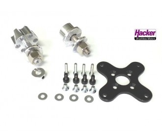 Motorhalterung + 2 Propellertüren Hacker A50 V3/V4