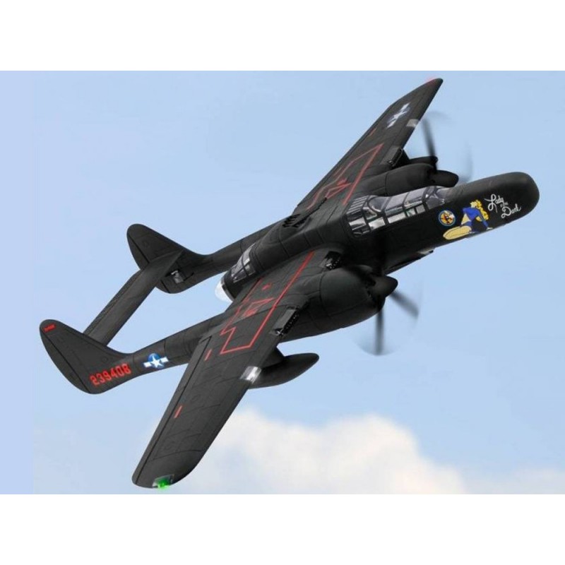 Avión Dynam P-61 Black Widow PNP aprox 1,50m