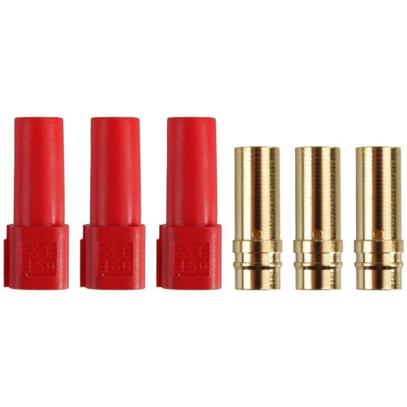 XT150 socket red housing (3 pcs)
