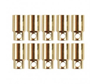 Gold Socket PK Ø8,0mm hembra (10 uds.)