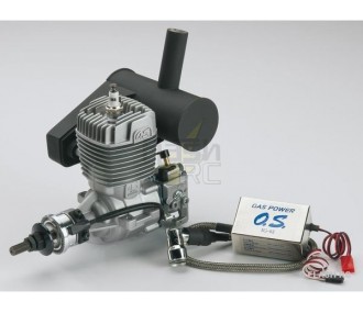 2T OS GT 22 gasoline engine with E-5040 silencer