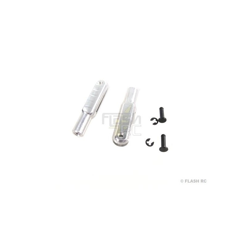 2160 - Chape alu M3 L:30mm axe:1.6mm (2 pcs) Mp Jet
