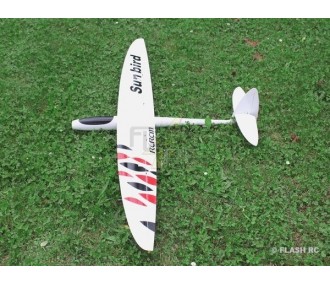 E-Sunbird toda fibra aprox.1,50m blanco y rojo RCRCM