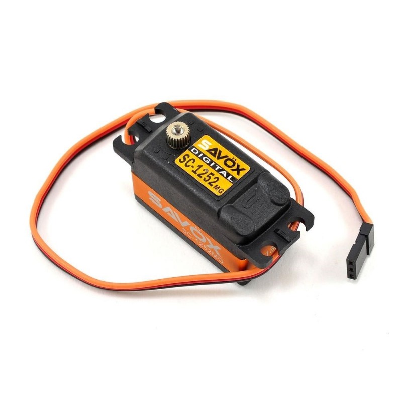 Savox SC-1252MG servo digital de perfil bajo (44g, 7,0kg.cm, 0,07s/60°)
