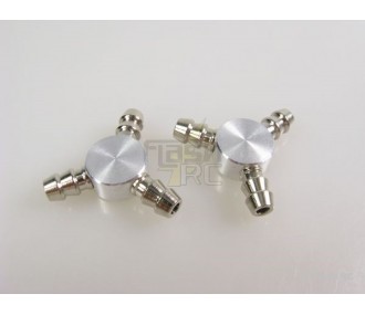 Kleine Y-Kupplung ø2mm (2 Stk.)