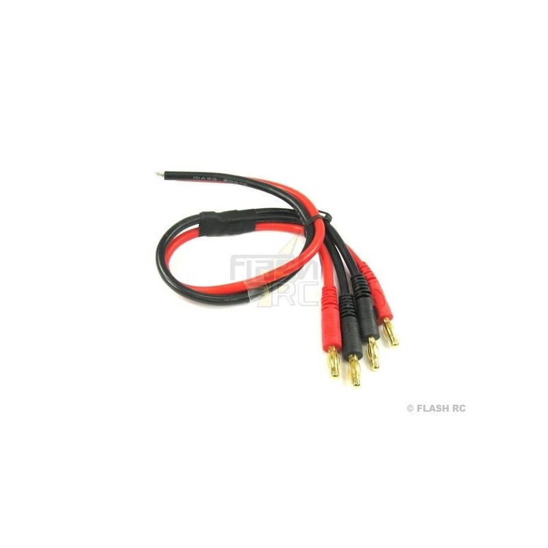 Double charging cable with bare wires Icharger (2 pcs)