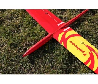 E-Typhoon Full Carbon 2,00m rojo y amarillo RCRCM