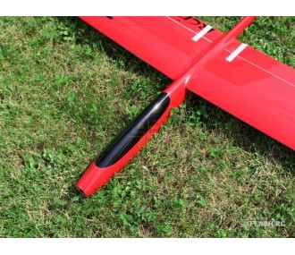 Tomcat toda fibra aprox.2,60m rojo y negro RCRCM