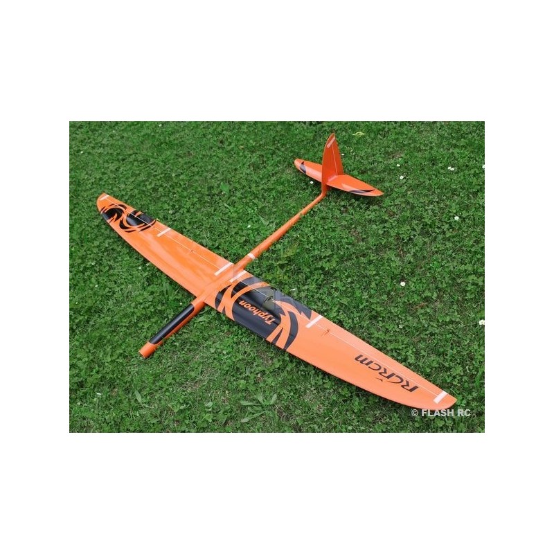E-Typhoon Full Carbon aprox.2.00m naranja y negro RCRCM