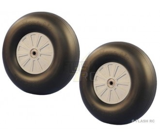 Paire roues NoNa Ø195x55mm + roulements