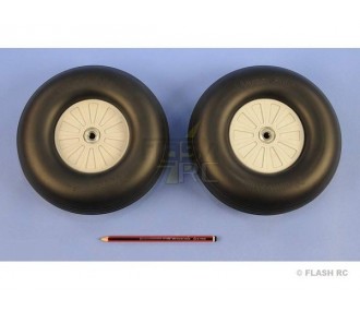 Paire roues NoNa Ø195x55mm + roulements