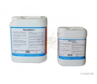 Resina epoxi L + endurecedor GL2 (210min) R&G 930g