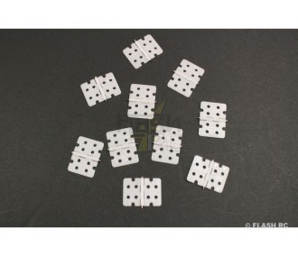 Flat Hinges 21x15mm (10 pcs) Multiplex